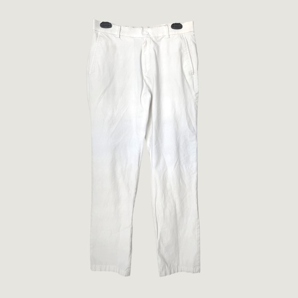 Michael Kors Other - Michael Kors Mens White Slim Fit Chino Pants 29W x 30L Stretch Cotton Trousers